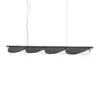 FLOS Almendra Linear LED-Hängelampe 4fl, Anthrazit 1 FLOS Almendra Linear LED-Hängelampe 4fl, Anthrazit -FLOS 3510974