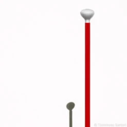 FLOS Luminator Stehleuchte, Halogen, Rot -FLOS 3510998 3